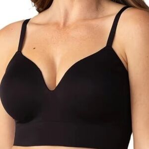 Women's Black Seamless Bra